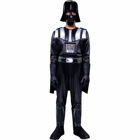 Star Wars Darth Vader Deluxe Muscle Jumpsuit Youth Costume with Cape